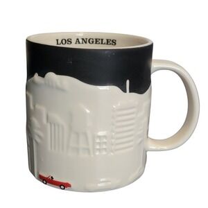 Starbucks‎ Los Angeles Skyline 3D Red Sports Car Mug 2012